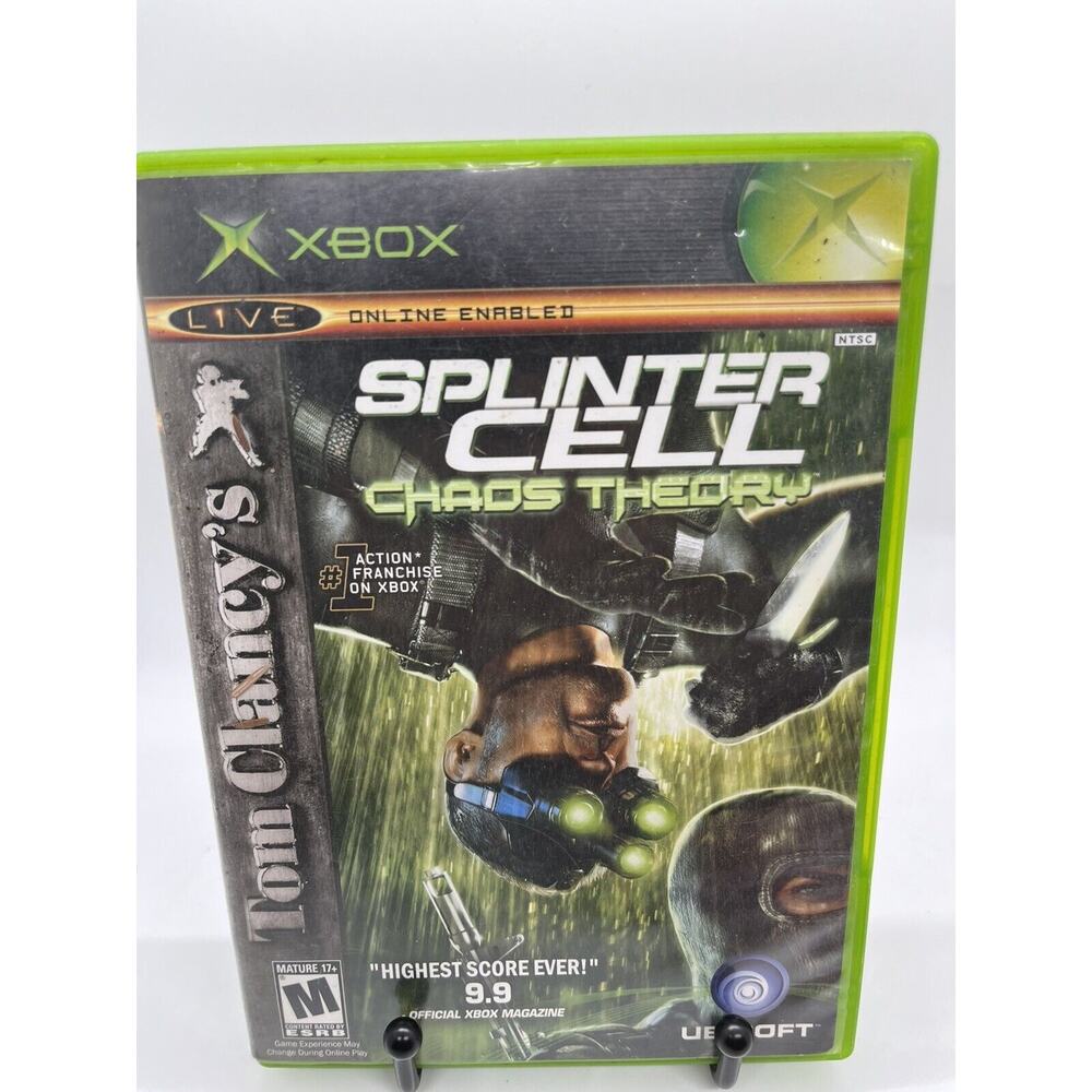 Splinter Cell: Chaos Theory (Microsoft Xbox, 2004) Complete in Box w/Manual!